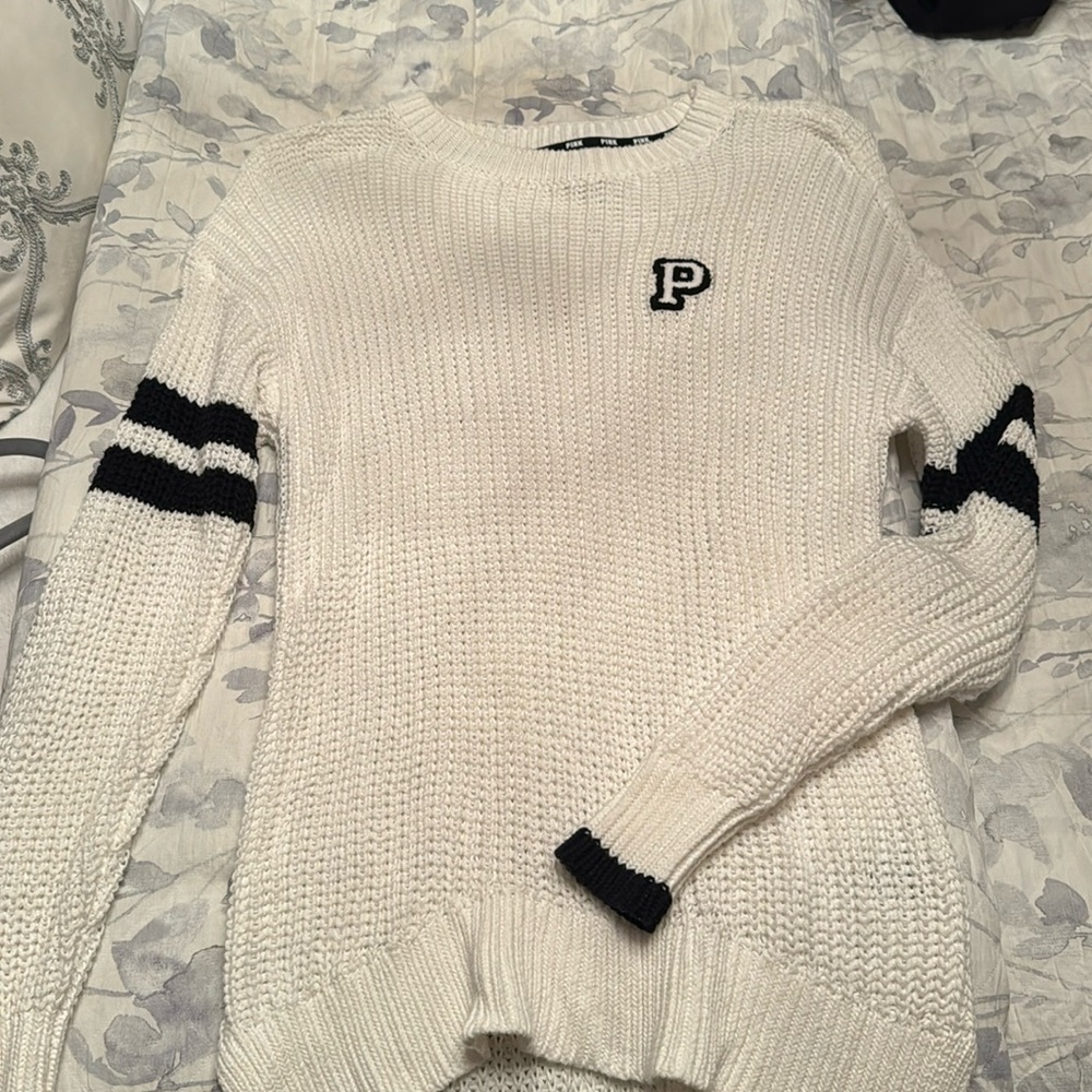 pink long sweater never worn